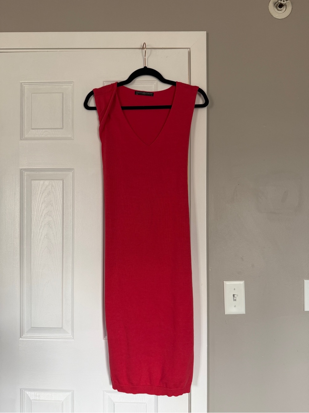 Peruvian Connection Cotton Silk Blend Midi Sleeveless Tank Dress